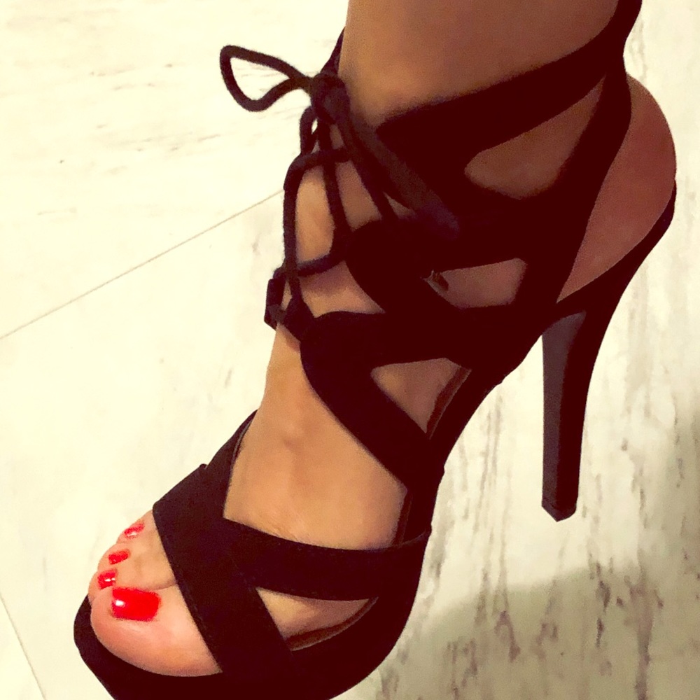 Black heels